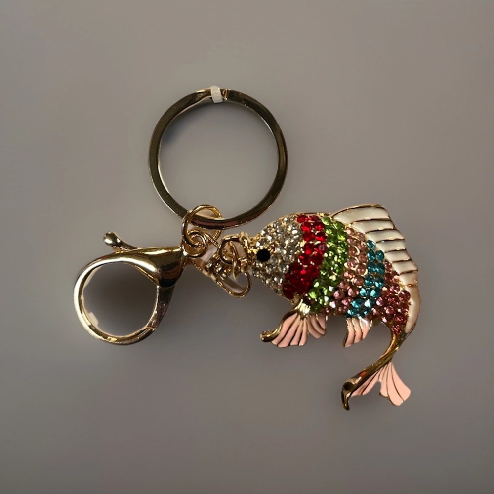 Lulla Collection Fish Charm Keychain - Picture 2 of 6